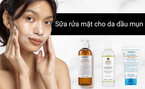 Hình ảnh minh họa về Sữa rửa mặt cho da dầu mụn